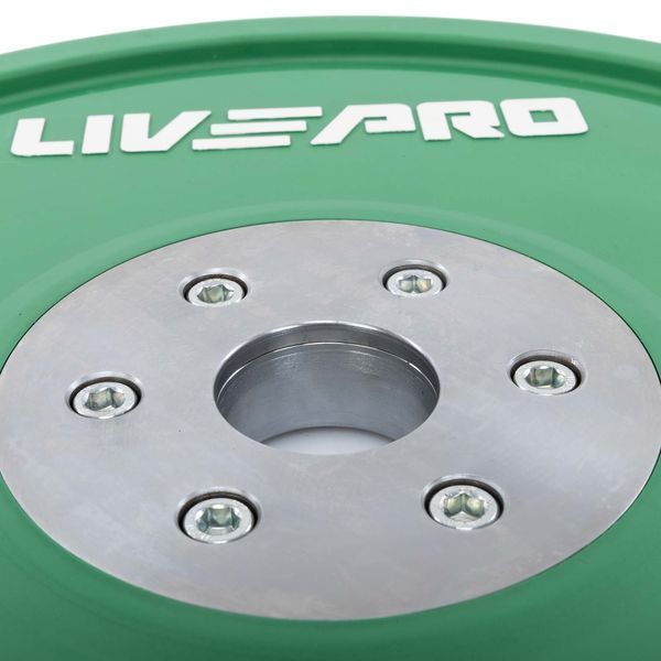 Бамперные диски резиновые Bumper Plates LiveUp LP8335-10 o50.5мм 10кг зеленый LP8335-10 фото