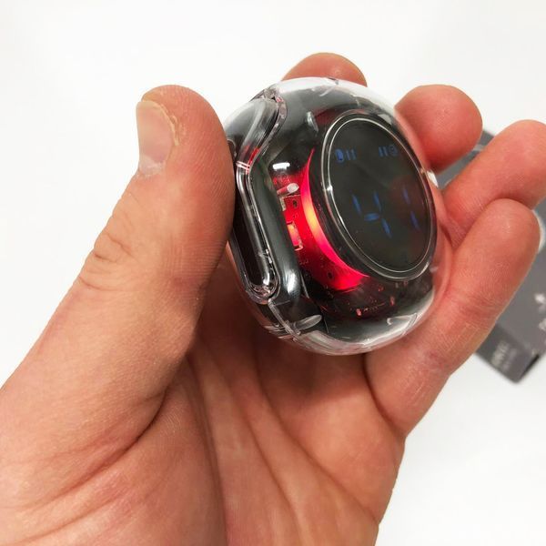 Беспроводные наушники TWS T8 PRO с прозрачным кейсом Вакуумные LED дисплей Bluetooth 5.3. Цвет: черный ws14814 фото