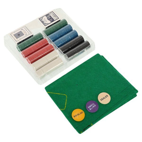 Набор для покера в металлической коробке Poker game set SP-Sport 6615K 500 фишек 6615K фото