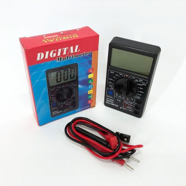 Цифровой мультиметр Digital Tech DT700D большой дисплей (со звуком), мультиметр с защитой ws28459 фото