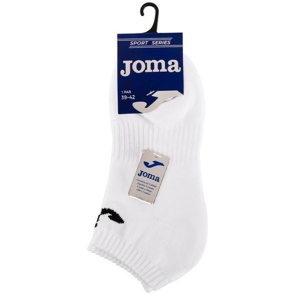 Носки спортивные унисекс короткие Joma SPORT 400601-200 размер 35-42 белый 39-42 400601-200 фото