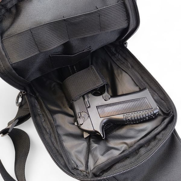 Тактическая сумка на плечо с кобурой, система MOLLE, патч-панель, Cordura ws29879 фото
