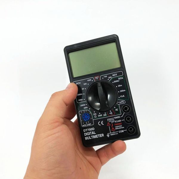 Цифровой мультиметр Digital Tech DT700D большой дисплей (со звуком), мультиметр с защитой ws28459 фото