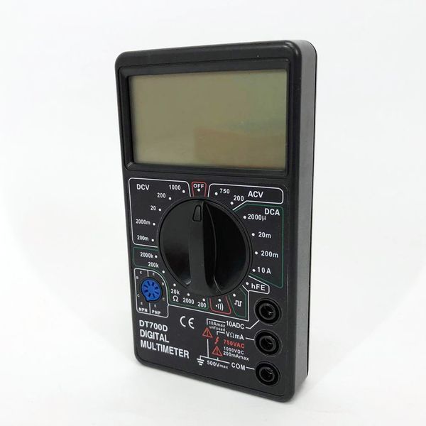 Цифровой мультиметр Digital Tech DT700D большой дисплей (со звуком), мультиметр с защитой ws28459 фото