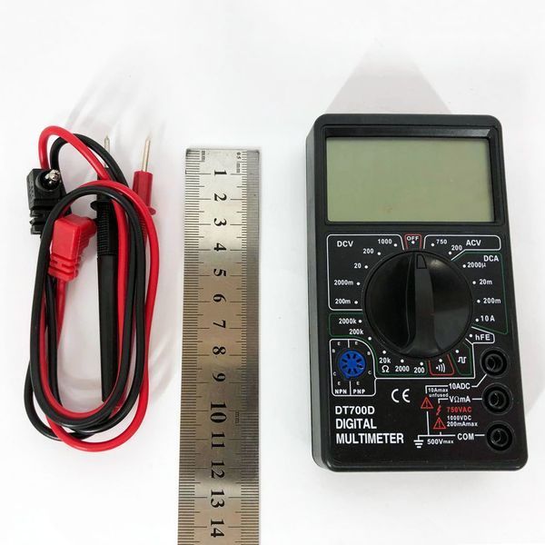 Цифровой мультиметр Digital Tech DT700D большой дисплей (со звуком), мультиметр с защитой ws28459 фото