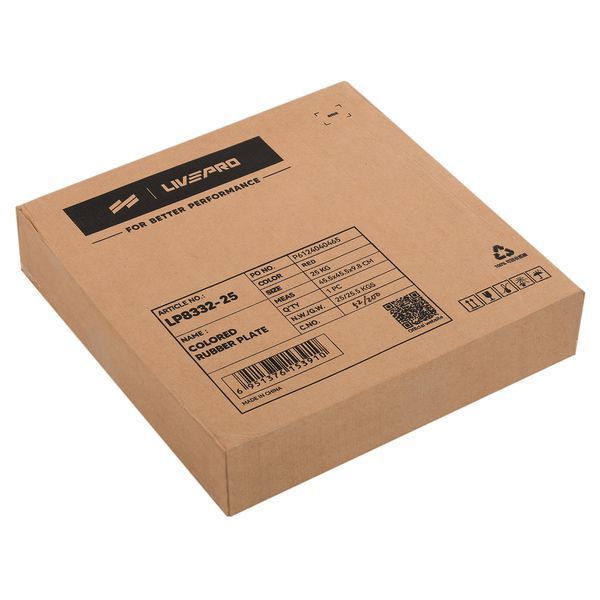 Бамперні диски гумові Bumper Plates LiveUp LP8332-25 o50.5мм 25кг червоний LP8332-25 фото