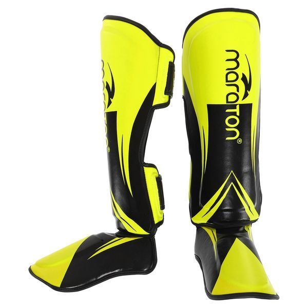 Защита голени и стопы Муай Тай, ММА, Кикбоксинг REXION MARATON BO-9321 S-XL цвета в ассортименте L BO-9321 фото