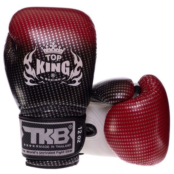 Перчатки боксерские на липучке кожаные TOP KING Super Star TKBGSS-01 8-18унций цвета в ассортименте 8 унции TKBGSS-01 фото
