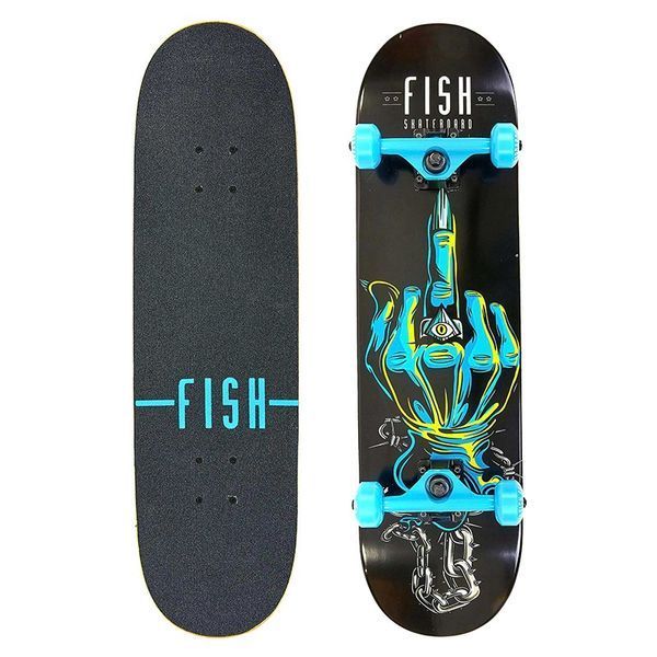 Скейтборд из канадского клена 31' FISH CAPRICORN SK-414 цвета в ассортименте SK-414 фото