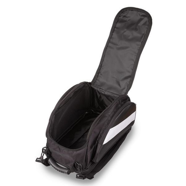 Сумка на бак мотоцикла на магнитах с окном под телефон Tank Bag BUOTAI YA6 39х30х27см черный YA6 фото