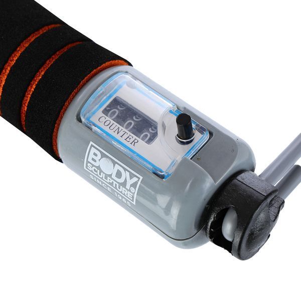 Скакалка с электронным счетчиком BODY SCULPTURE SXBK-690EO-B 2,75м черный-оранжевый SXBK-690EO-B фото