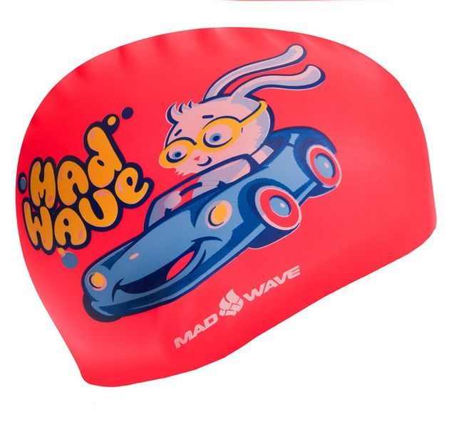 Шапочка для плавания силиконовая юниорская BUNNY M057812000W красный M057812000W фото