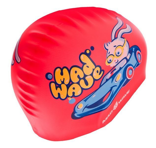 Шапочка для плавания силиконовая юниорская BUNNY M057812000W красный M057812000W фото