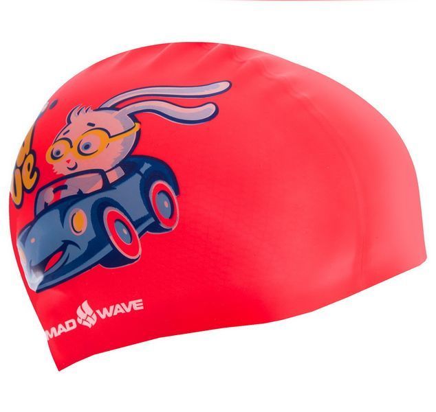 Шапочка для плавания силиконовая юниорская BUNNY M057812000W красный M057812000W фото