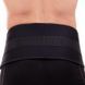 Пояс атлетичний для обтяження текстильний з ланцюгом та карабіном Zelart Dipping Belt TA-2647 спинка-20см чорний TA-2647 фото 11
