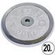 Блины диски хромированные HIGHQ SPORT TA-2189-20S 30мм 20кг хром TA-2189-20S фото 1