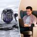 Беспроводные наушники TWS T8 PRO с прозрачным кейсом Вакуумные LED дисплей Bluetooth 5.3. Цвет: черный ws14814 фото 3