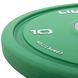 Бамперные диски резиновые Bumper Plates LiveUp LP8335-10 o50.5мм 10кг зеленый LP8335-10 фото 4