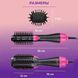 Фен Щетка расчёска 3в1 One step Hair Dryer 1000 Вт 3 режима выпрямитель для укладки волос стайлер с функцией ионизации ws38113 фото 23