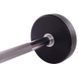 Штанга нерозбірна з фіксованою вагою пряма поліуретанова Zelart Urethane Barbell TA-2689-25 довжина-106см 25кг чорний-салатовий TA-2689-25 фото 4