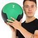 Медбол мяч медицинский Medicine Ball Zelart FI-5121-7 7кг зеленый-черный FI-5121-7 фото 6