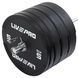 Бамперні диски гумові Bumper Plates LiveUp LP8331-5 o50.5мм 5кг чорний LP8331-5 фото 7