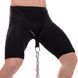 Пояс атлетичний для обтяження текстильний з ланцюгом та карабіном Zelart Dipping Belt TA-2647 спинка-20см чорний TA-2647 фото 9