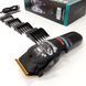 Машинка для стрижки волосся та бороди професійна VGR V-699 з насадками та LED дисплеєм. Колір: чорний ws88782 фото 16