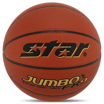 Мяч баскетбольный STAR JUMBO FX9 BB427 размер 7 оранжевый BB427 фото