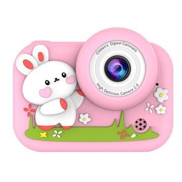 Дитячий фотоапарат M03 PINK RABBIT ws76929 фото