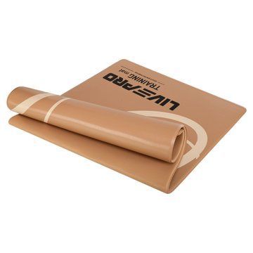 Коврик для фитнеса и спорта с люверсами для хранения LiveUp LP9009 120x60x0,7см светло-коричневый LP9009 фото