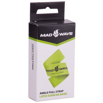 Резинка эластичная, фиксатор для плавания MadWave ANKLE PULL STRAP LATEX M077603010W зеленый M077603010W фото