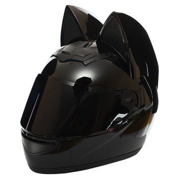 Мотошлем интеграл (full face) Мото Кото с ушками NITRINOS NEKO HNJ M-9412 M-XL цвета в ассортименте L (57-59) M-9412 фото