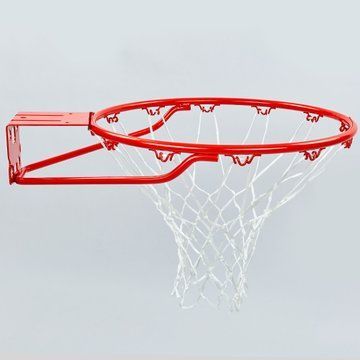 Кольцо баскетбольное с сеткой для щита SPALDING STANDARD 7811SCNR o46см красный 7811SCNR фото