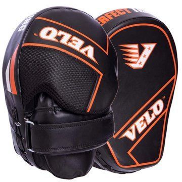 Лапа боксерская изогнутая тренировочная PU VELO VL-2222 23x17x11см 2штуки цвета в ассортименте VL-2222 фото