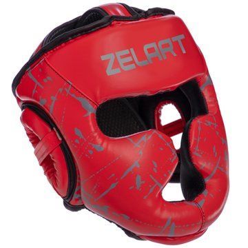 Шлем боксерский детский с полной защитой PU Zelart BO-0394 S-M цвета в ассортименте S (6-7 лет) BO-0394 фото
