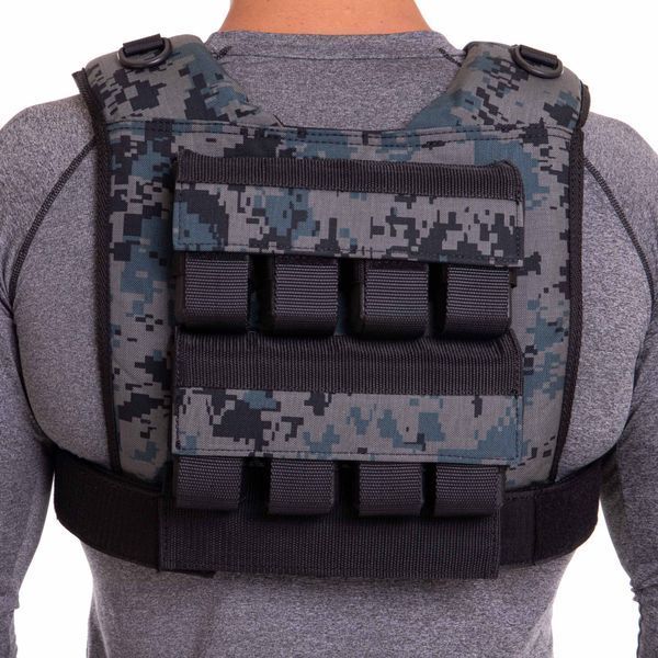 Жилет обважнювач з регульованою вагою Zelart WEIGTH VEST TA-7817-16 вага-1-16кг камуфляж TA-7817-16 фото