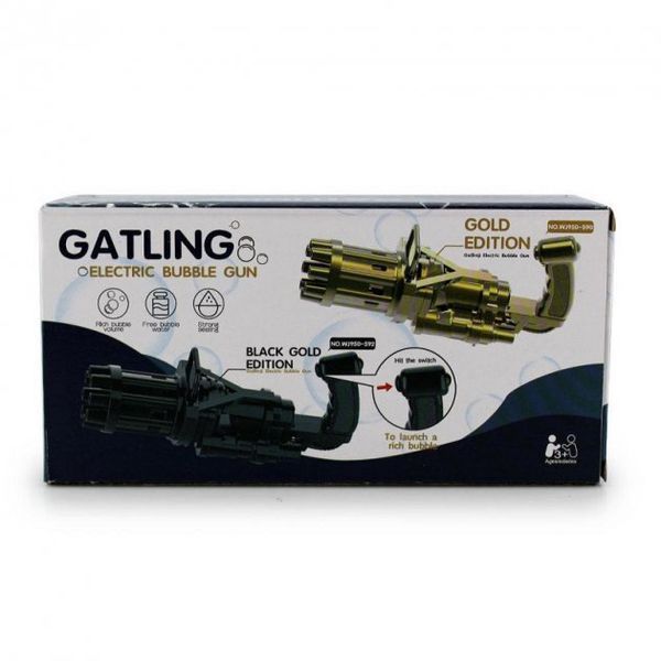 Пулемет детский с мыльными пузырями Gatling Миниган WJ 950 ws44667 фото