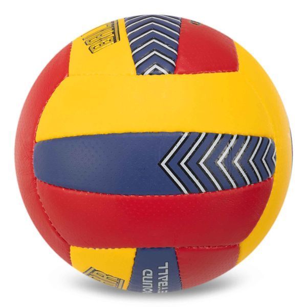 Мяч волейбольный BALLONSTAR LG0162 №5 PU желтый-бордовый-синий LG0162 фото
