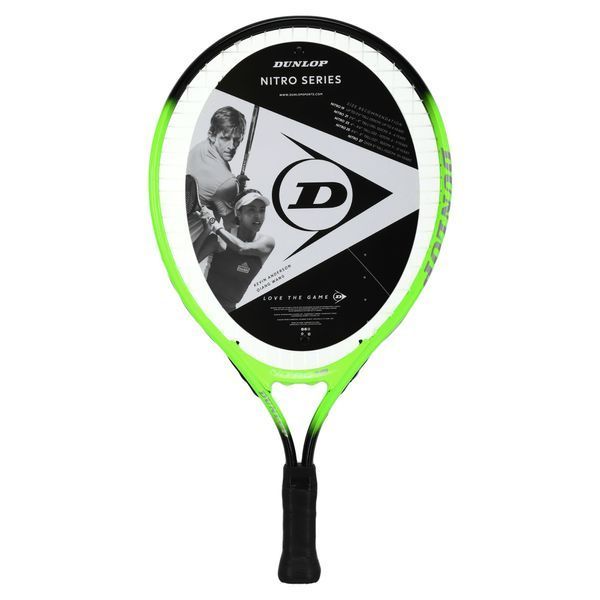 Ракетка для великого тенісу дитяча DUNLOP DL10312917 NITRO G0000 HQ 3-5років 19' чорний-салатовий DL10312917 фото