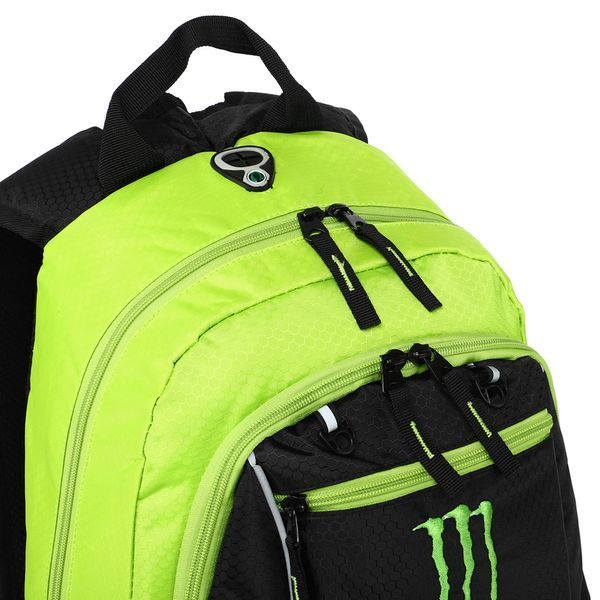 Моторюкзак с местом под гидратор MONSTER MS-5021-M 14л 45x25x12см черный-салатовый MS-5021-M фото