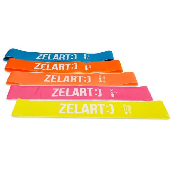Набір резинок для вправ стрічки опору LOOP BANDS Zelart FI-6951 5шт кольори в асортименті FI-6951 фото