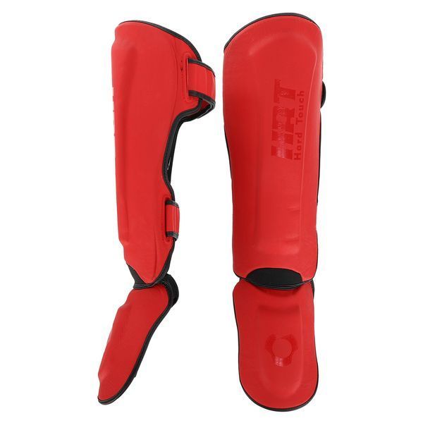 Защита голени и стопы Муай Тай, ММА, Кикбоксинг кожаная HARD TOUCH BO-4229 S-XL цвета в ассортименте M BO-4229 фото