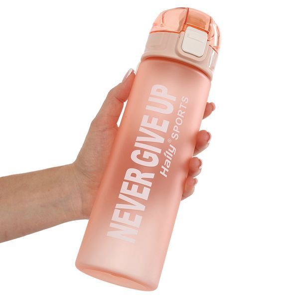 Бутылка для воды HAILY NEVER GIVE UP HL-8833 720мл цвета в ассортименте HL-8833 фото