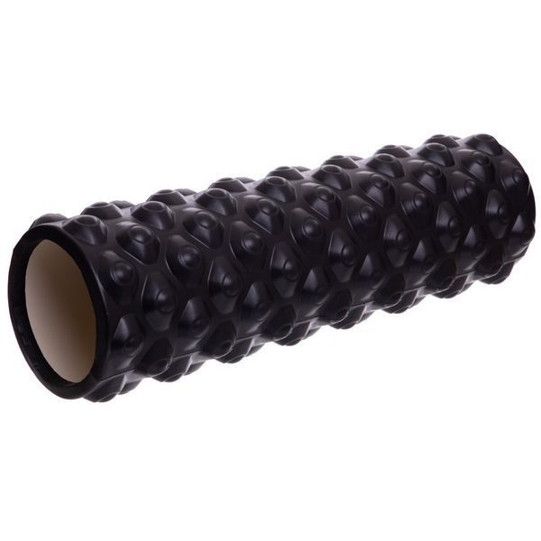 Роллер массажный цилиндр (ролик мфр) 45см Grid Bubble Roller SP-Sport FI-6672-BUBBLE цвета в ассортименте FI-6672-BUBBLE фото