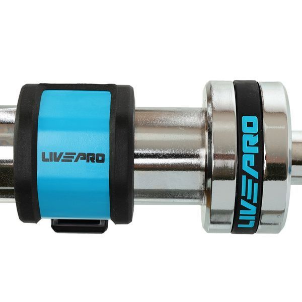 Замки швидкознімні для грифа Lock-Jaw PRO LiveUp LP8062 2шт діаметр-50мм чорний LP8062 фото