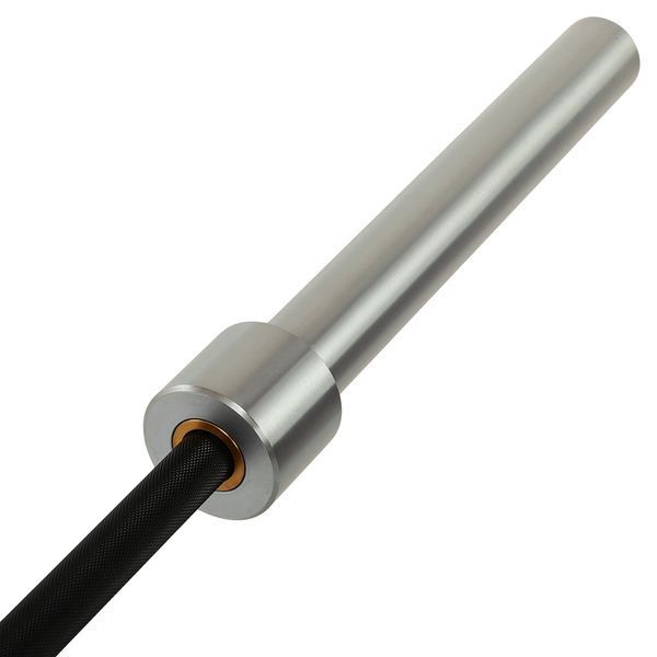 Гриф прямой для становой тяги хромированный Олимпийский Texas Deadlift Bar LiveUp LP8371 длина 2,3м гриф o50мм хром-черный LP8371 фото