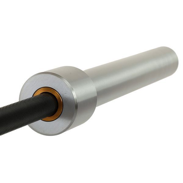 Гриф прямой для становой тяги хромированный Олимпийский Texas Deadlift Bar LiveUp LP8371 длина 2,3м гриф o50мм хром-черный LP8371 фото