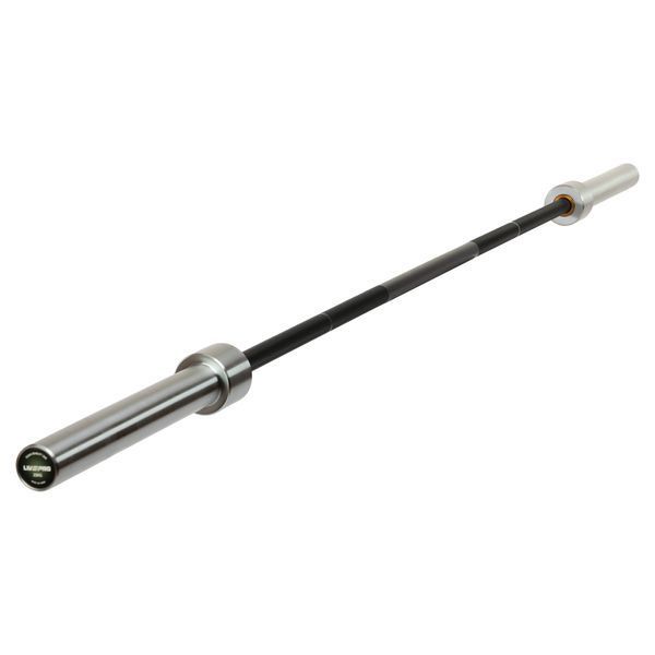 Гриф прямой для становой тяги хромированный Олимпийский Texas Deadlift Bar LiveUp LP8371 длина 2,3м гриф o50мм хром-черный LP8371 фото