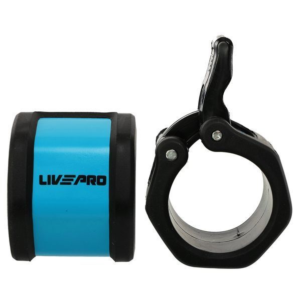 Замки швидкознімні для грифа Lock-Jaw PRO LiveUp LP8062 2шт діаметр-50мм чорний LP8062 фото